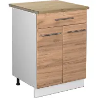 Vicco Fame-Line Keukenonderkast – 60 cm met lade, WB Eik Krachtige eik goud