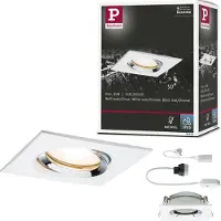 Paulmann Nova Inbouwlamp voor badkamer Halogeen GU10, GU5.3 35 W IP65 Wit (mat), Chroom