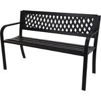 Huismerk Premium Tuinbank Staal - 119 X 50 X 75 cm