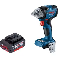 Bosch GDS 18V-330 HC Professionele accu-slagmoersleutel 18 V 330 Nm 1/2" borstelloos + 1x oplaadbare accu 4.0 Ah - zonder oplader