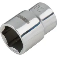 Ks Tools EDELSTAHL 1/4" zeskantige doppen, 13 mm