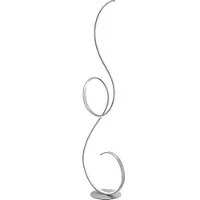 ONDALUCE Flok LED staande lamp van , 44W, 4400lm, 3000K, hoogte 157cm, dimbaar, zilver