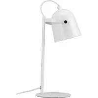 Dyberg Larsen Bureaulamp Oslo, wit / opaal, Werkkamer / Kantoor, metaal, Scandinavisch, bureaulamp