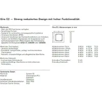 Gira Accessoires schakelprogramma, Afdekraam
