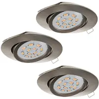 Eglo Led plafondspot Tedo set van 3