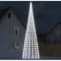 Prolenta Maison Exclusive - LED kerstboom, 3000 LED's, koud wit licht, 800 cm