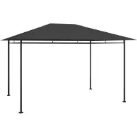 The Living Store Living Store Paviljoen, afmetingen 384x281x270 cm, antracietkleurig, 180 g/m²