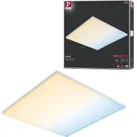 Paulmann Velora LED paneel ZigBee 59,5x59,5 19,5W Velora, dimbaar, wit / opaal, Woon-/ Eetkamer, metaal, Modern, slimme verlichting