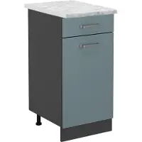 Vicco R-Line Keukenonderkast – 40 cm WB Marmer Blauw-grijs