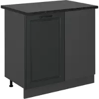 Vicco R-Line Hoekkast – 86 cm, WB Antraciet Antraciet landhuis