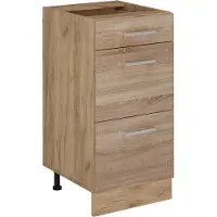 Vicco R-Line Keukenonderkast – 40 cm met laden, zonder werkblad Sonoma