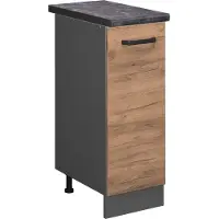 Vicco R-Line Apotheekkast – 30 cm, WB Antraciet Krachtige eik goud