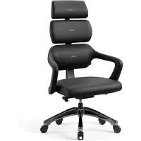 Diablo - Bureaustoel V-MODULAR - Ergonomische bureaustoel verstelbaar - Carbon Black