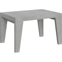 Itamoby Uittrekbare tafel, 90x140/244 cm, kleur: Naxy-cement