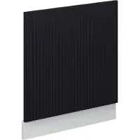 Vicco Fame-Line Frontpaneel – 60 cm zonder werkblad Zwart gestreept