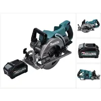 Makita RS 001 GM1 accu-handcirkelzaag 40 V max. 185 mm borstelloos + 1x accu 4,0 Ah - zonder oplader
