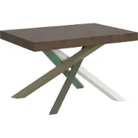 Itamoby Uittrektafel 140/400 x 90 cm, model Volantis, notenhout, meerkleurig, poten: 4/A