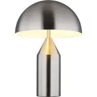 Globo Design tafellamp Atoma nikkel