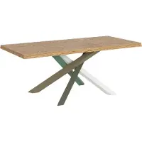 Itamoby Vaste tafel 90x200 cm Versalux ontschorste eiken poten 4/A