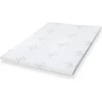 THE WHITE STONE Topper 150x190 cm van Natuurrubber, Afneembaar 5 cm 150x190 cm