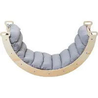 Buxibo Mini Houten Klimboog Montessori Klimrek Inclusief Kussen