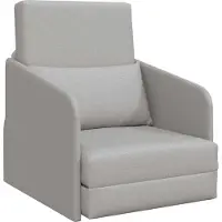vidaXL Slaapbank Wolkgrijs 65 x 80 x 83 cm Stof
