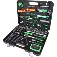 Ks Tools Gereedschapskoffer voor algemeen gebruik, COMPETITION 1/4"+1/2", 107-delig - - 512.0107 COMPETITION