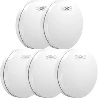 Aroha Safety Pro Rookmelder - 10 jaar batterij & sensor - Extra dun design rookmelder, brandmelder - Multipack 5 set