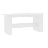 Syfax Eettafel 180x90x76 cm bewerkt hout wit