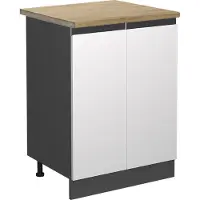 Vicco R-Line Keukenonderkast – 60 cm, WB Eik Wit