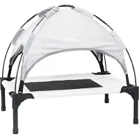 Syfax Hondenbed Zilvergrijs 76 x 62 x 70,5 cm Staal