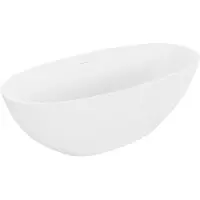 Mexen Bari vrijstaande badkuip van composiet 165 x 75 , witte mat - 57221657500