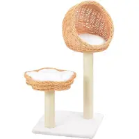 Syfax Kattenkrabpaal met sisal krabpaal natuurlijk wilgenhout