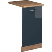 Vicco Fame-Line Vaatwasserfrontpaneel – 45 cm, WB Eik Donkerblauw hoogglans
