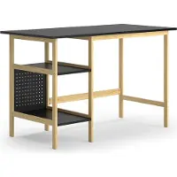 Vicco Elvia Bureau – 120 x 60 cm Zwart