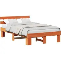 Syfax Bedframe Wasbruin 120 x 200 cm Massief grenenhout