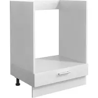VCM Esilo keuken onderkast 60 cm voor oven 1 deurwit.