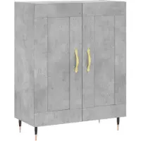 Syfax Dressoir 69,5x34x90 cm bewerkt hout betongrijs