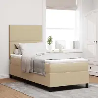 Prolenta Maison Exclusive - LED-box met veren, lichtgrijs en wit, 100 x 200 cm