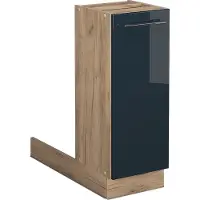 Vicco Fame-Line Keukenkasten – 30 cm zonder werkblad Donkerblauw hoogglans