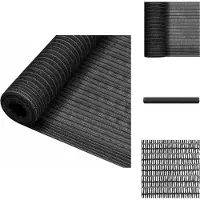 vidaXL Privacynet - Privacynetten - Privacy Net - Privacy Netten - Privacynet 150 g/m² 3,6x25 m HDPE antracietkleurig