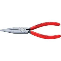 Knipex 30 21 140 Platte rondbektang Elektronica en fijnmechanica Recht Chroom-vanadium elektrostaal 140 mm