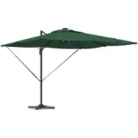 vidaXL Parasol Groen 286 x 284 x 270 cm Aluminium en Polyester