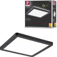 Paulmann LED-paneel Atria Shine Backlight hoekig 190x190 mm 11,2W 900lm 3000K Zwart