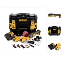 DeWalt DCS 356 S2 Accu Multigereedschap 18V Brushless + 35st. accessoires + 2x accu 2.0Ah + lader + TSTAK