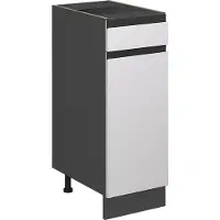 Vicco R-Line Keukenonderkast – 30 cm J-vorm, zonder werkblad Wit