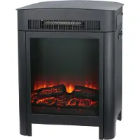 Classic Fire Elektrische Sfeerhaard Modena - Kachel 1800 en 2000W - Vrijstaande Haard - LED Vlammen - Zwart