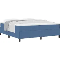 vidaXL Boxspring bed Blauw 180 x 200 cm Corduroy stof