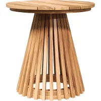 Syfax Bijzettafel Bruin 50 x 50 x 49,5 cm Massief Teakhout