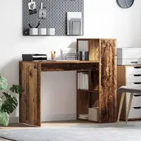 Prolenta Maison Exclusive - Bureau van gerecycled hout en houtvezel, 108 x 55 x 103,5 cm
